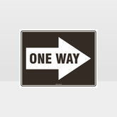 Custom Gate Signs,One Way Right Arrow 01 Sign
